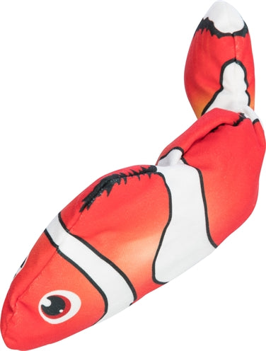 Trixie Flunder Fisch Stoff Katzenminze Orange 26 CM