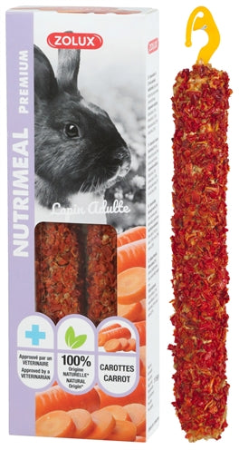 Zolux Nutrimeal Stick Kaninchen Karotte 115 GR 2 ST