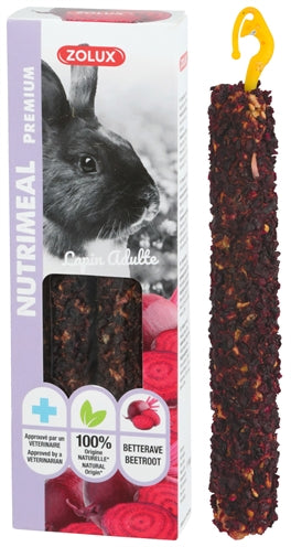 Zolux Nutrimeal Stick Kaninchen Rote Bete 115 GR 2 ST