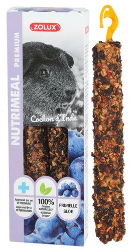 Zolux Nutrimeal Stick Meerschweinchen Pflaume 110 GR 2 ST