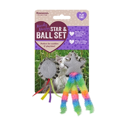 Rosewood Moggy Stern Und Ball Set 16X10X5 CM