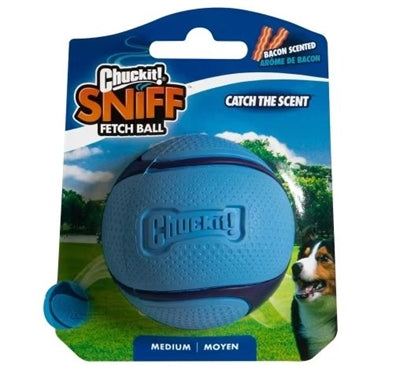 Chuckit Schnüffeln Apportieren Ball Speck Duft Blau 6 CM