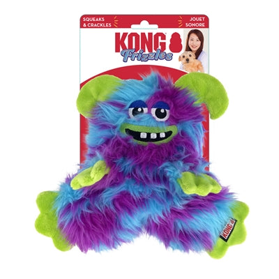 Kong Frizzle Razzle Mit Quietsch- Und Knarzgeräuschen Verstärkt 20X25X6 CM