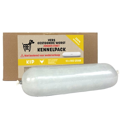 Freds Gedämpfte Frischfleischwurst Kennelpack Huhn Weizen- Und Glutenfrei