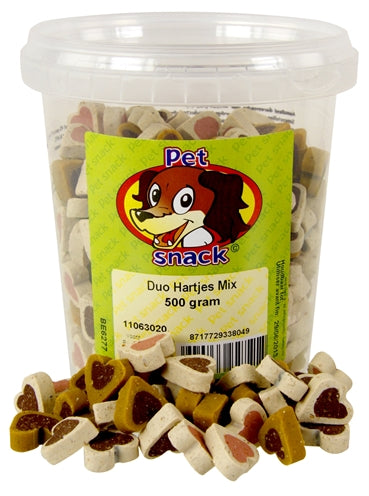 Petsnack Duo Herzen Mix 500 GR