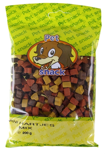 Petsnack Haustier-Snack Mini-Herzmischung 14X200 GR