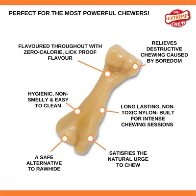 Nylabone Power Chew Hard Biters Huhn Geschmack VANAF 23 KG