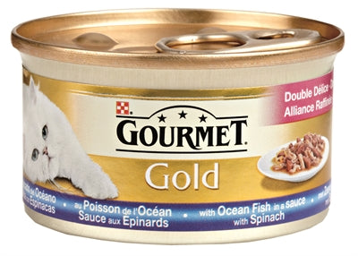 Gourmet Gold Gourmet Mix Meeresfisch In Sauce Mit Spinat 24X85 GR