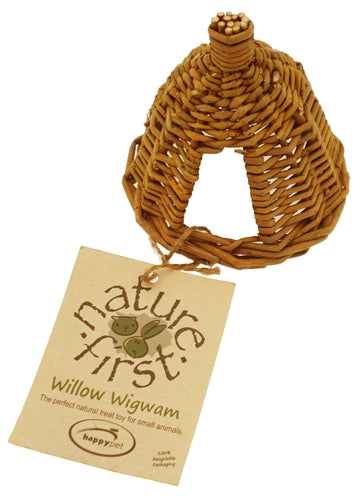 Nature First Glückliche Mütze Weide Wigwam KLEIN 12,5X12,5X13,5 CM