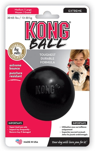 Kong Extreme Gummiball Schwarz