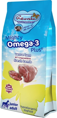 Renske Dog Mighty Omega Plus Lamm 3 KG