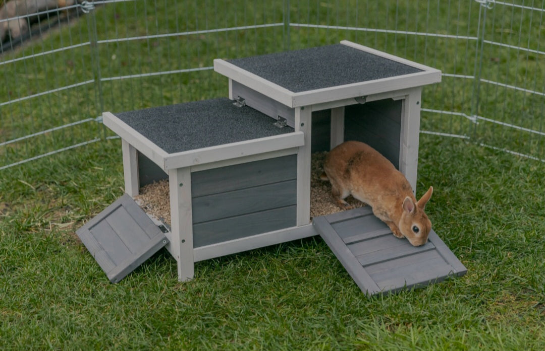 Trixie Rodent House With 2 Entrances Grey/White 70X45X43 CM